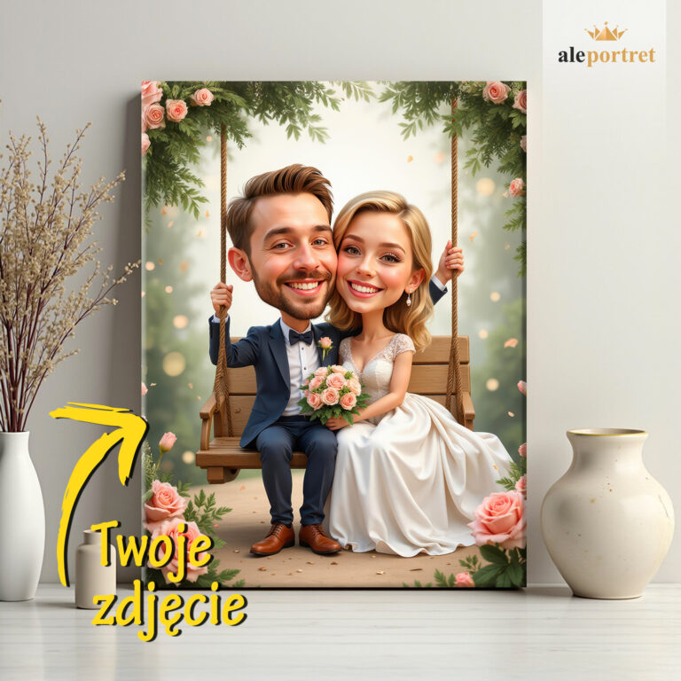 Nowożeńcy Na Huśtawce