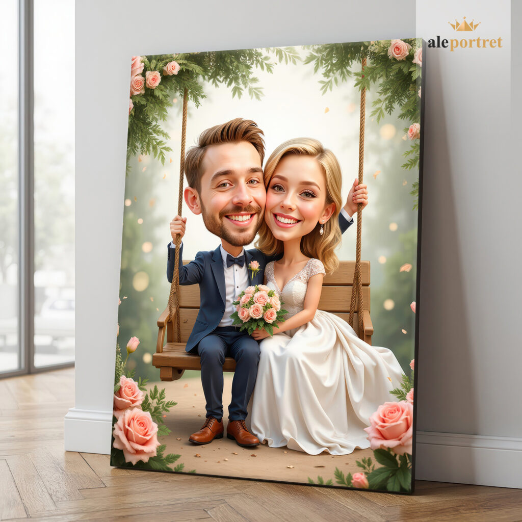 Nowożeńcy Na Huśtawce